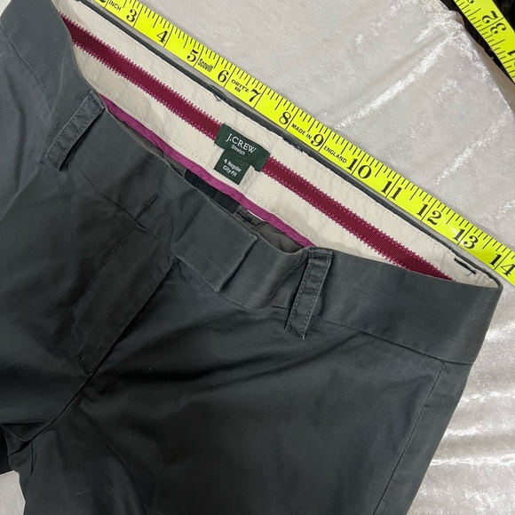 J.Crew stretch 4 regular city fit Back Pockets Dress chino Pants wide leg - Picture 10 of 12